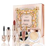 Women's Lipstick Lip Glaze Mascara Eyeliner Air Cushion BB Makeup Set - Image 6