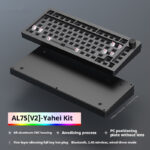 Heiji Snake Mechanical Keyboard Kit Aluminum Tuo Three-mode No Wired Bluetooth - Image 6