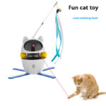 Interactive Cat Toys For Indoor Cats Automatic Kitten Toys Electronic Pet Cat Toys Funny Stick Kitten Self -hi Elastic Rope - Image 7