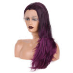 Gradient Color Inner Buckle Long Curly Hair High Temperature Silk Color Lace Headgear - Image 9
