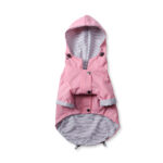 Windproof British Retro Padded Dog Raincoat - Image 5