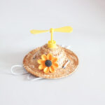 Cat Hat Bamboo Dragonfly Go Out Shade Photo Props Grass Hat - Image 2