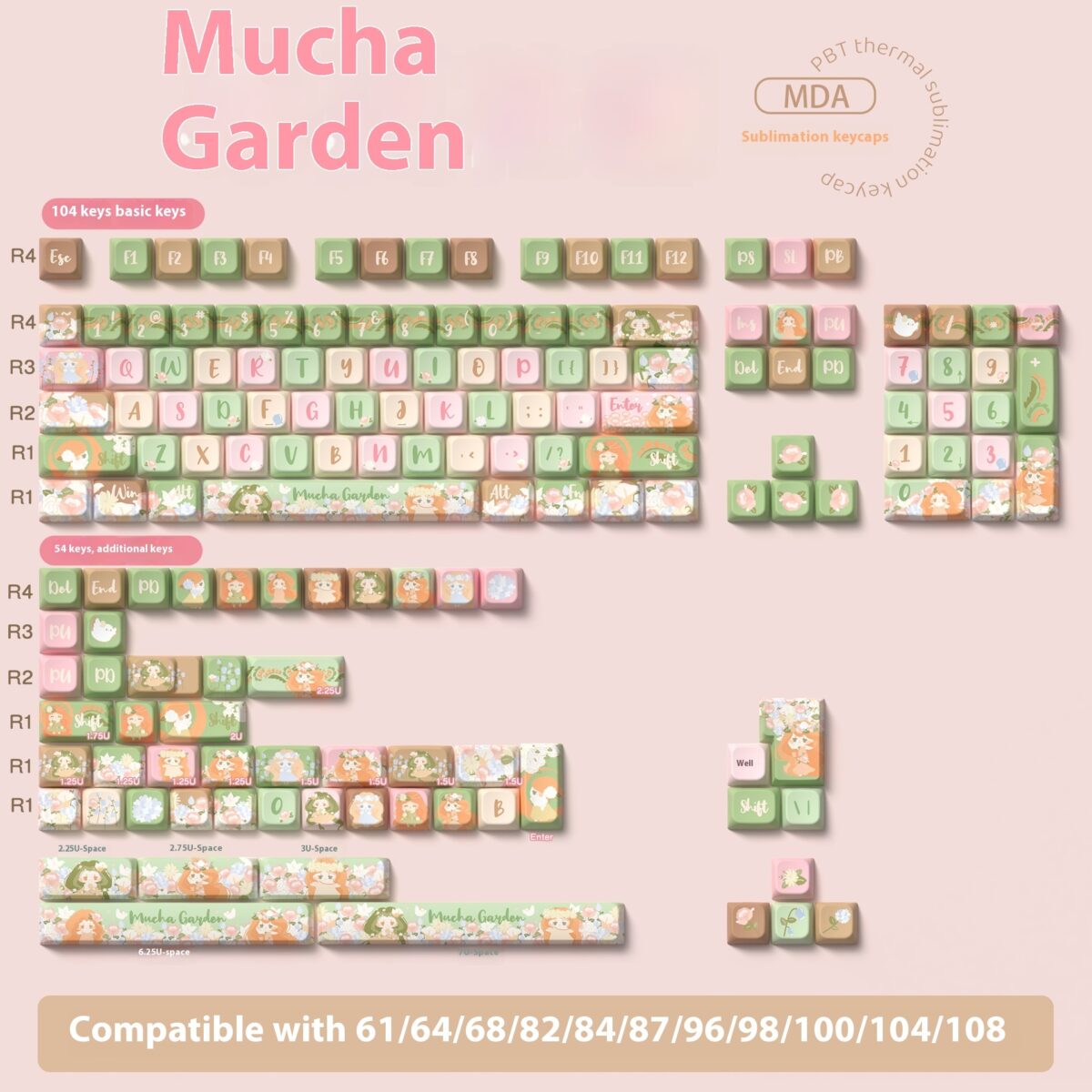 Mu Xia Garden Original Key Cap - Image 6