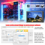 3.5-inch Computer Small Secondary Screen IPS Full View USB Chassis Monitor Date Display - Image 8