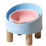 Cat Ceramic Food Basin High Foot Oblique Mouth Neck Protection Bowl Anti-tumble - Image 6