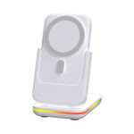 Magnetic Three-in-one Wireless Charger Electrical Magnetic Power Bank 5000 MA Magnetic Wireless Charger - Image 4