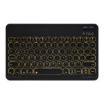 Compatible With Apple, ipad10.9 Bluetooth Round Keyboard Pro10.2 Retro Round Touch Keyboard Pen Slot 9.7 Protective Cover - Image 7