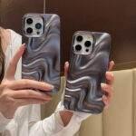 All-inclusive Matte Black Water Ripple Phone Case - Image 3