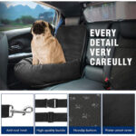 Breathable Pet Car Hanging Bag With Waterproof Seat Cushion - Keeping Your Dog Comfortable And Safe While Riding - Image 4