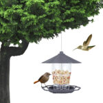 Opvouwbare Wilde Vogels Feeder Opknoping Birdcage Tuin Yard Outdoor Decoratie Met Afneembaar Dak Grote Capaciteit Bowls - Image 6