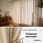 Simple Household Use Sunshade Light Transmission Nontransparent Curtain - Image 10