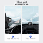 Car Display AP-1 Car HUD Head-up Display OBD GPS Driving Computer Code Table - Image 2