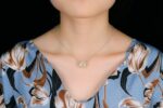 925 Silver And Gold Honeycomb Floor Pendant - Image 2
