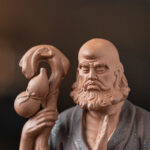 Chinese Zen Inspired Crossing The River By Bodhidharma Ancestor's Ornament - Image 3