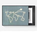 Abstract Lines Restaurant  Occlusion Mural - Image 7