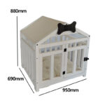 Indoor Solid Wood Doghouse Removable And Washable - Image 5