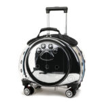 Small Pet Trolley Bag Portable Dog Diaper Bag Transparent Shoulders Cat Bag Space Capsule - Image 8