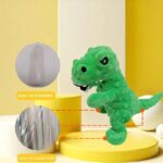 Dinosaur Squeaky Dog Toy Grunting Dinosaur Dog Toy That Oinks Grunts For Small Medium Large Dogs Squeaker Chew Training Puppy - Image 5