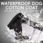 Pet Big Dog Jacket With Harness Winter Warm Dog Clothing Labrador Waterproof Big Dog Coat Chihuahua French Costume - Image 3
