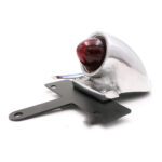 Motorcycle Modified Aluminum Alloy Polished Electroplating Lucas Taillight Brake Light - Image 5