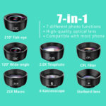 Wide-angle Macro Fisheye Lens Ten-in-one Suit External Camera Lens - Image 5