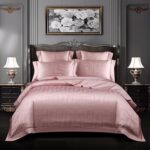 European Jacquard Four Piece Satin Bedding - Image 8