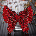 Korean Crystal Diamond Hairpin Headdress Large - Image 4