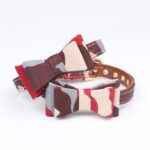 Camouflage Series Bowknot Pet Collar - Image 3