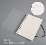 Plastic Cover Bound Spiral Coil Notebook - Image 3