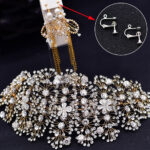 European And American Bridal Headwear With Diamonds - Image 6