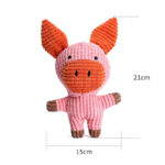 Cute Animal Shape Plush Toys For Small Large Dogs Puppy Squeaky Toy Bite Resistant Dog Chew Toys Dog Accessories Pet Supplies - Image 3