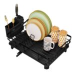 Kitchen Single Two-tier Bowl And Dish Storage Rack Draining Rack - Image 5