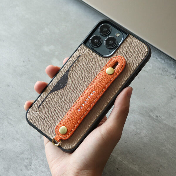First Layer Cowhide Suitable For IPhone16 Phone Case With Bracket