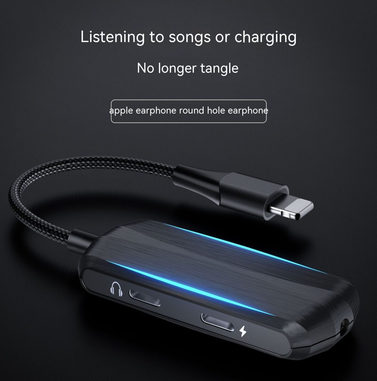 Audio Adapter Lightning Headset Adapter Type-c Three-in-one Adapter Cable - Image 4