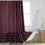 Fashion And Environment-friendly Polyester Fabrics Thickened Shower Curtain - Image 4