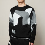 New Autumn And Winter Round Neck Pullover Jacquard Men's Sweater - Image 3