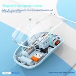 Transparent Wireless Mouse Desktop Computers And Laptop Office Home Mouse - Image 3