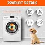 Interactive Sniffle Dog Toy For Throwing, Snuffle Pet Flying Disk For Dogs, Dog Flying Toy, Dog Sniffing Collar Toy Soft Polar Fleece Relieve Boredom Sniff Ball Enrichment Toy For Pet - Image 3