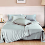 Silk Four Piece Set, Solid Color, Simple Nordic Style - Image 7