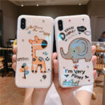 Compatible with Apple , Shatter-resistant Cartoon Giraffe Cute Elephant Phone Case - Image 5