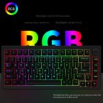 Heiji Snake Mechanical Keyboard Kit Aluminum Tuo Three-mode No Wired Bluetooth - Image 3