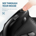 M618XSD Thumb Wheel Ergonomic Three-mode Bluetooth Rechargeable Mouse - Image 5