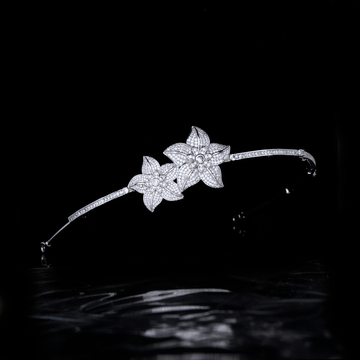 Korean Flowers Hair Accessories Simple - Image 1