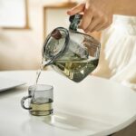 Household High Temperature Resistant Glass Teapot Set