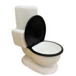 Funny Pet Cat Toilet Water Fountain Automatic Flow Without Plug-in - Image 5