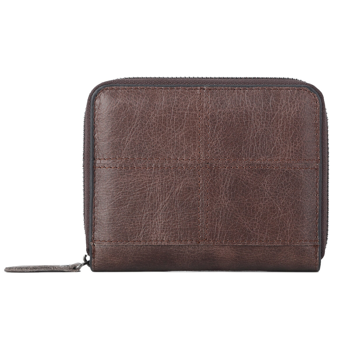 Fashion First Layer Cowhide Wallet Multifunctional Leather Passport Bag - Image 6