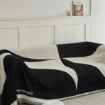 European Style Living Room Tassel Knitted Sofa Blanket - Image 4