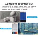 Sketch Drawing Color Pencil Set Charcoal Art Brush Set 72 Piece Painting Set - Image 8
