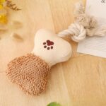 Pet Cotton Rope Toy Dog Sound Canvas Molar Teeth Cleaner Bite-resistant Rope Knot Training Dog Toys Dog Toothbrush Dog Toys - Image 5