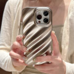 Matte Plating Shell Water Ripple Applicable Mobile Phone Soft Case - Image 7